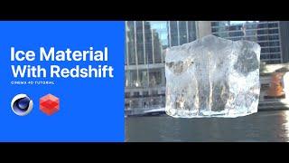 Realistic Ice Cube Shader with Redshift | Cinema 4D Tutorial