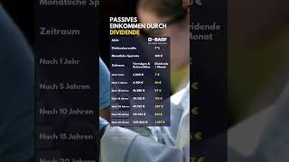 BASF Aktie Dividende | Passives Einkommen durch Sparplan!