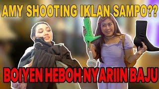 AMBOY!! AMY SHOOTING IKLAN SAMPO??BOIYEN HEBOH NYARIIN BAJU