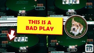 High Stakes Pro Playing Micro Stakes (MMAsherdog NL5 Play & Explain)