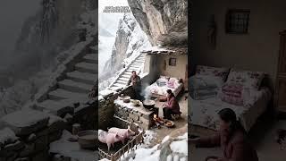 Snowy Cliff Life: Cooking with Love in the Mountains ️
