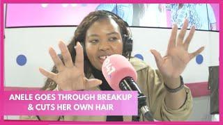 Anele dyed & cut her own hair during a breakup