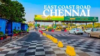 Chennai Morning Drive: ECR from Thiruvanmiyur to Mayajaal [4K]