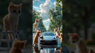 #cuteminiature #kittens #Kitty #cat #fluffy #singing #aptapt #apt #song #catshorts #viral #carwash