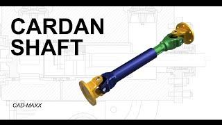 How to design a CARDAN SHAFT in less than an hour ️ [ with LOFI sound  ]