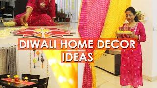 DIWALI HOME DECOR IDEAS | EASY AND QUICK DIWALI HOME DECOR IDEAS | DIWALI HOME DECOR