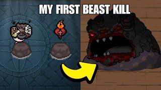 DEFEATING THE BEAST FIRST TRY! | The Binding of Isaac: Repentance +