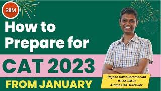 How to Prepare for CAT from January 2023? | Online CAT Preparation | 2IIM CAT