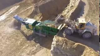 McCloskey International J50 Jaw Crusher Crushing Large Rock