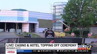 Live! Casino holding Topping Off Ceremony