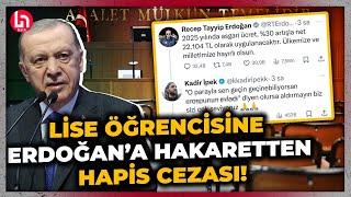 Erdoğan affetmedi! 16 yaşındaki çocuğa 'Cumhurbaşkanı'na hakaretten' hapis cezası!