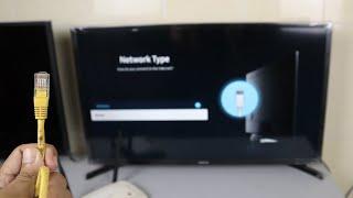 How to Connect Wire Internet to Samsung Smart TV | Ethernet Connection