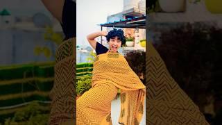 Golu Bana Papa Ki Pari  Yellow Wali Saree #papakipari #shorts #comedy