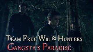 Sam, Dean and Castiel (Hunters too)  - Gangsta's Paradise (Instrumental and Coolio)[AngelDove]