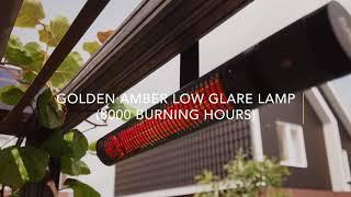 Eurom Golden Slim 1500 - electric terrace heater - EN