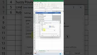 How to Create a Drop-Down List in Excel | Easy Data Validation Tutorial (2025) #shorts #zimistcoded