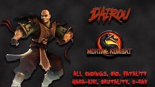 Mortal Kombat - All Fatality, Bio, Ending - Dairou