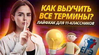 Как выучить ВСЕ термины по обществознанию | Лайфхаки для запоминания