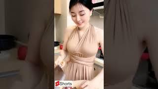 chinese girl cooking food #shorts #goyang