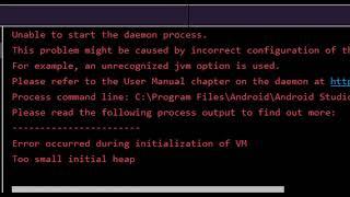 [Solved] Error:Unable to start the daemon process | Android Studio