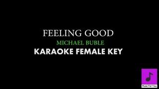 Michael Buble - Feeling Good (Karaoke FEMALE KEY)