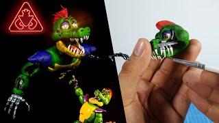 BROKEN MONTY (Five Nights at Freddy's: Security Breach) PLASTILINA PORCELANA POLYMER CLAY