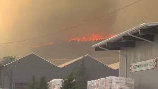 Fire erupts in Washoe Valley prompting evacuations, shuttering I-580