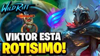 ¡PRIMER GAMEPLAY DE VIKTOR! EL DIOS DE LATE GAME | Wild Rift