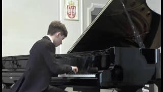 Boris Bikov, "XIV International Competition for Young Pianists" – Nis, Serbia, 03.04.2016