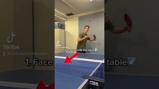 FASTEST table tennis serve  Tutorial  #tabletennis #pingpong #serve #tutorial #shorts #youtube