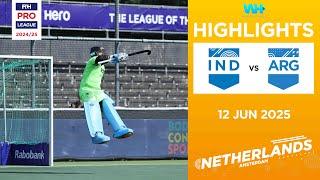 FIH Hockey Pro League 2024-25 Highlights: India vs Argentina (M) | Match 2