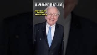 Learn from the outliers: Warren Buffet #business #shorts #learning