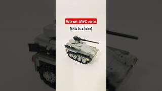 Wiesel microwave edit #warthunder #lego #tank #trending