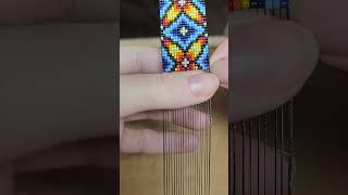 Бісерний браслет з градієнтом / Плетіння на верстаті / Loombeading / DIY