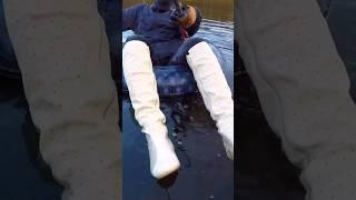lake wet clothes boots. #wet #boots