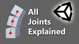 Fixed, Spring, Hinge, Character & Configurable Joint explained - Unity Tutorial