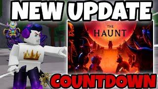 HAUNT EVENT Countdown Begins NOW in The Strongest Battlegrounds!