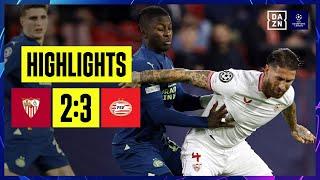 FC Sevilla - PSV Eindhoven | UEFA Champions League | DAZN Highlights