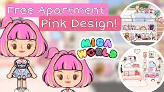 Free Apartment Pink Home Design # 1 | Miga World | Prxces Gamer