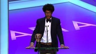 Richard Ayoade wins a Bafta - The British Academy Television Awards 2014 - BBC One