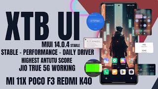 XTB Ui Miui 14.0.4 Highest Antutu Score For Mi 11x Poco F3 Performance check With Pubg Bgmi Gameplay