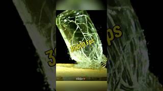 30.000 Fps Glass Breaking Ultra Slow Motion #shorts