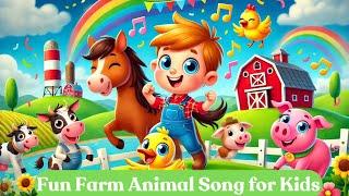 Learn About Farmyard Animals | Move, Dance & Learn with This Fun Kids Song