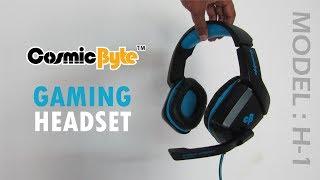 Cosmic Byte Wired Gaming Headset With Mic | Model : H-1