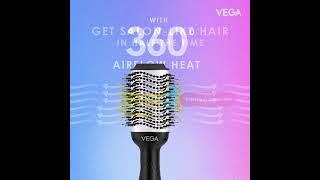 Get salon-like blowouts at home with Vega Pro Volumizer Hair Dryer Brush #startswithvega