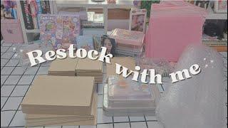 Restock bahan packing & freebies  | asmr vlog