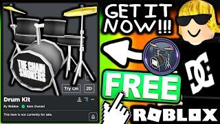 FREE ACCESSORY! HOW TO GET Drum Kit! (ROBLOX The Chainsmokers Concert Experience Event)