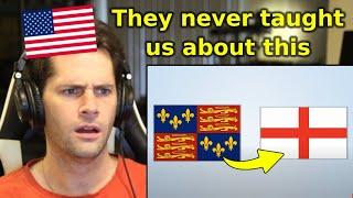 American Reacts to the Old English Flag