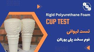 Rigid polyurethane foam cup test