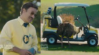 Liberty Mutual Commercial 2025 LiMu Emu & Doug: Golf Ad Review